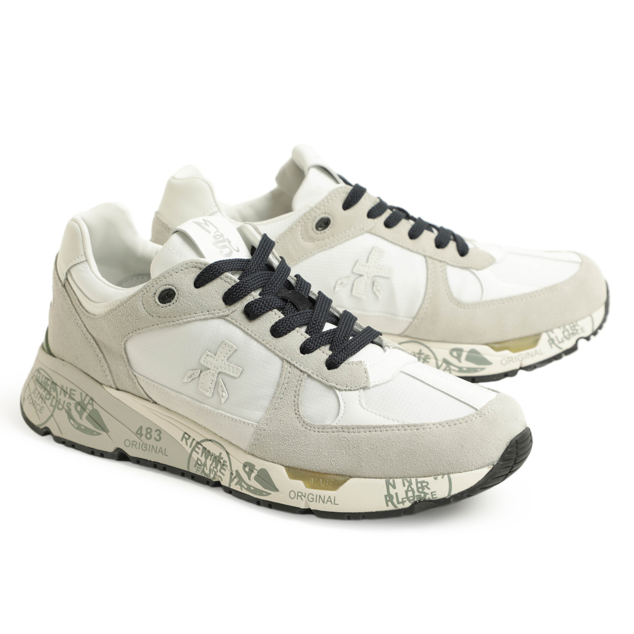 返品不可】PREMIATA プレミアータ スニーカー スエード ナイロン